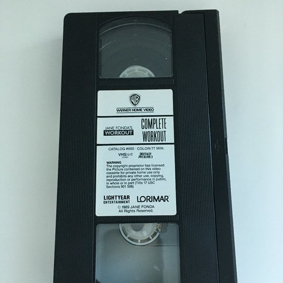 Jane Fonda VHS Complete Workout 1989 Collector - Picture 6 of 6
